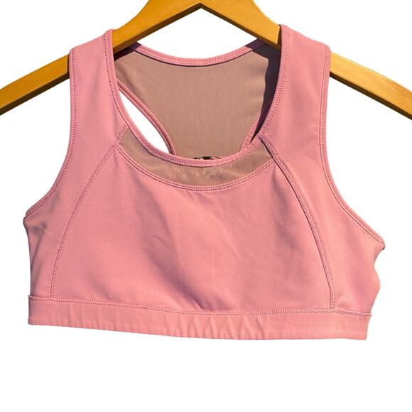 Size large Girls Reversible sports bra top Floral Orchid Gym Workout Yoga - Picture 3 of 6